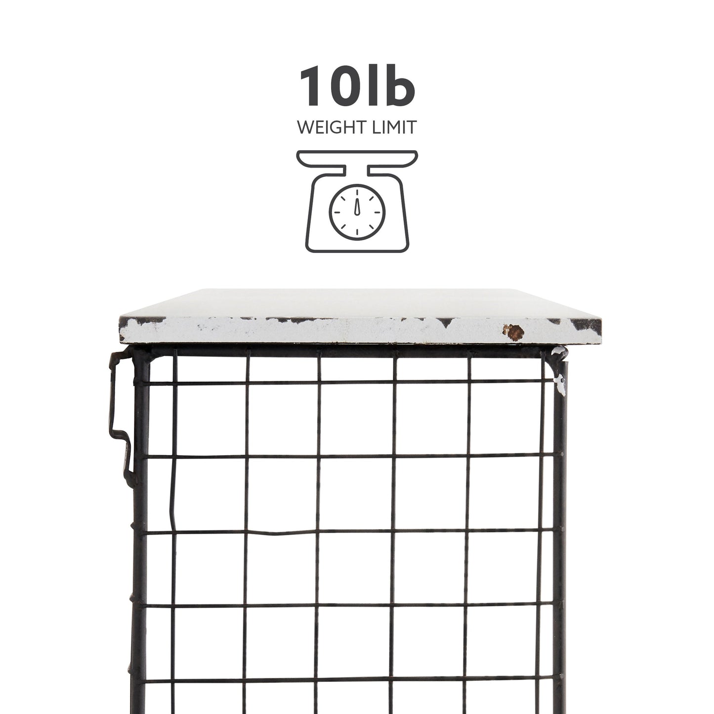 Étagère murale à 4 casiers