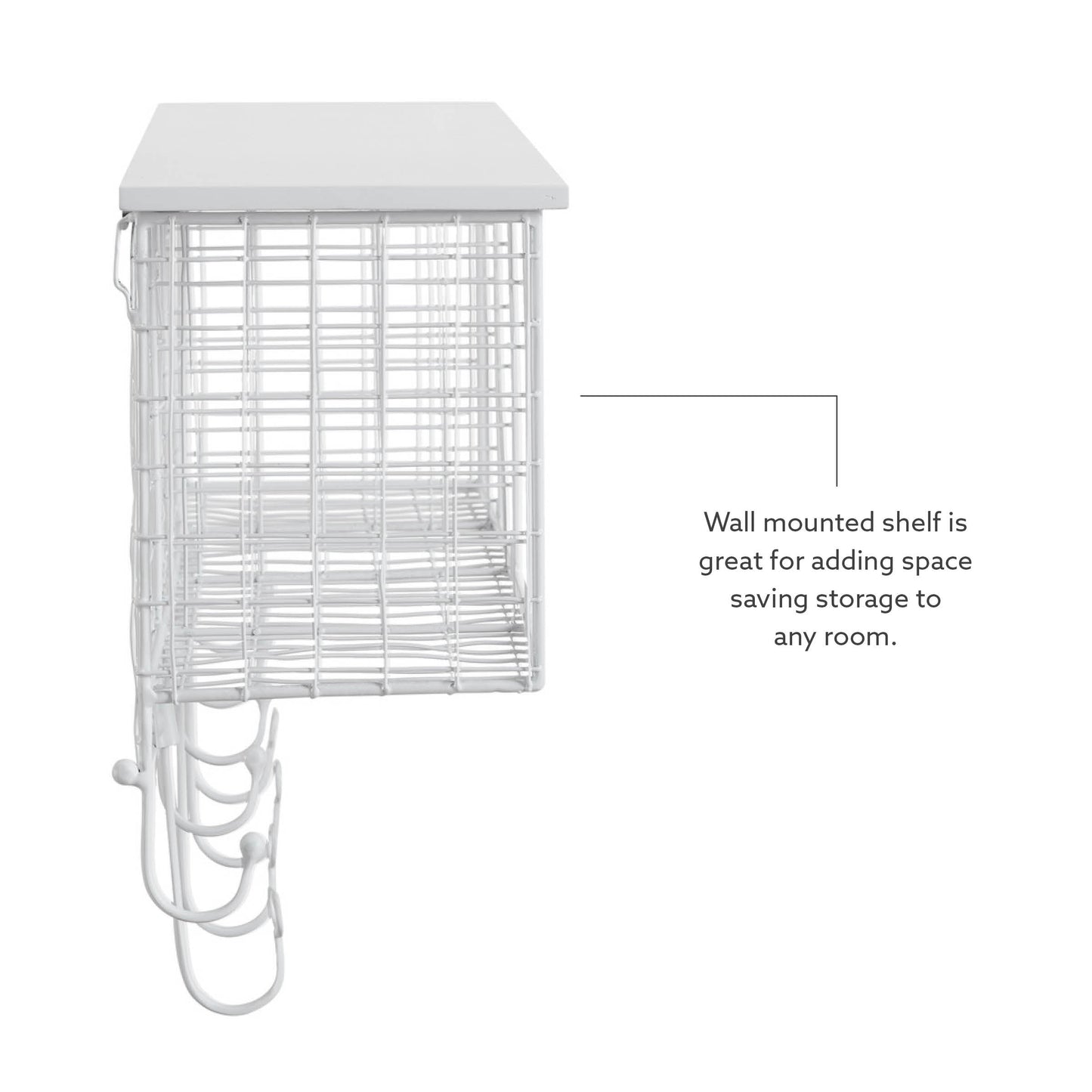 Étagère murale à 4 casiers