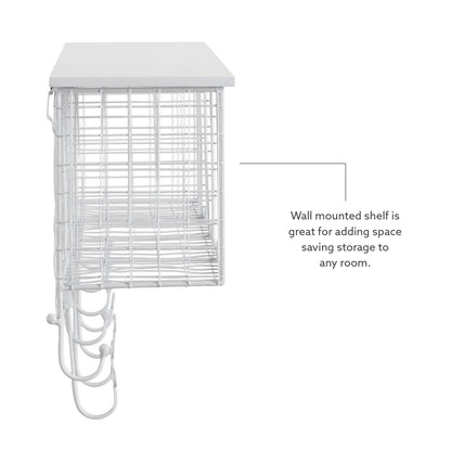 Étagère murale à 4 casiers