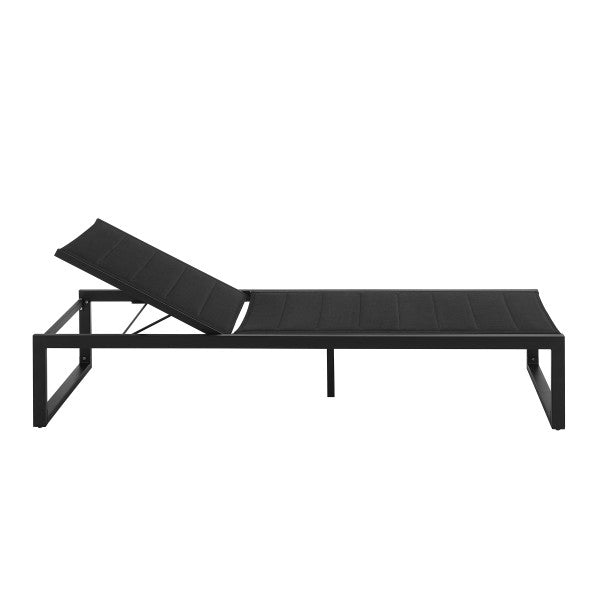 Chaise longue Alora en aluminium