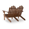 Banc double Adirondack