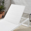 Chaise longue Alora en aluminium