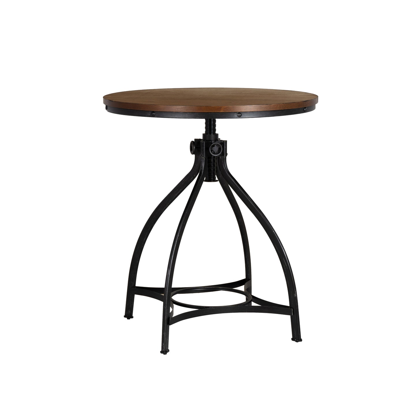 Table de bar ronde réglable Haywood Gray