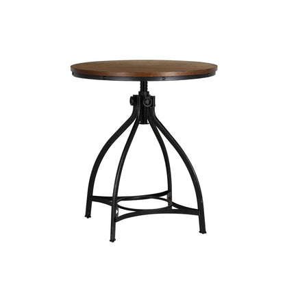 Table de bar ronde réglable Haywood Gray