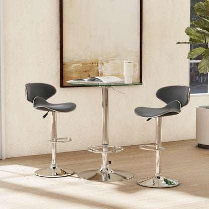 Ensemble Beldon 3 pièces en similicuir noir