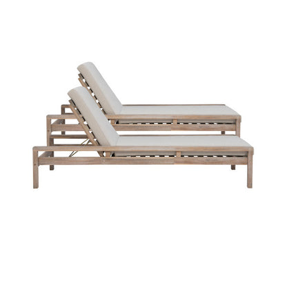 Ensemble de chaises longues Svana simple ou double