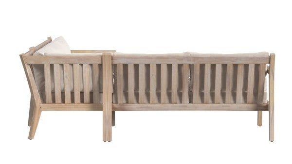 Canapé d'angle d'extérieur Svana