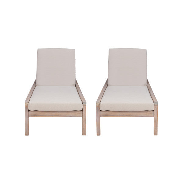 Ensemble de chaises longues Svana simple ou double