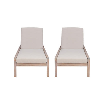 Ensemble de chaises longues Svana simple ou double
