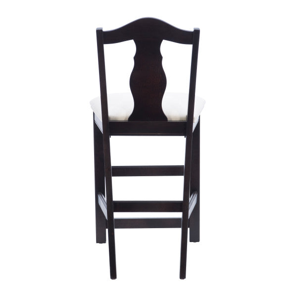 Tabouret de comptoir rembourré Jax Brown (ensemble de 2)