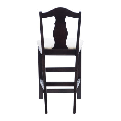 Tabouret de comptoir rembourré Jax Brown (ensemble de 2)