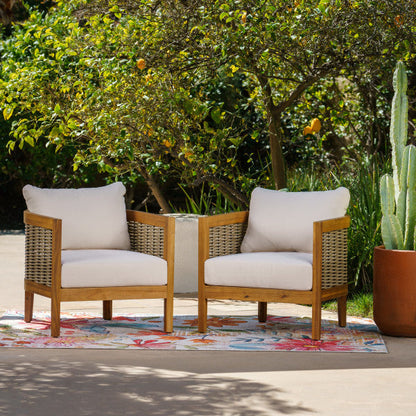 Fauteuil club d'extérieur St. Lucia marron