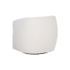Fauteuil pivotant Skyler White Sherpa
