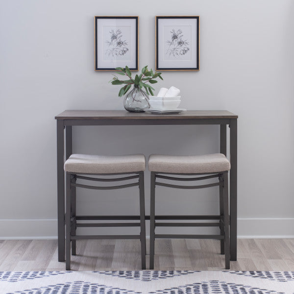 Ensemble Betty 3 pièces en similicuir effet marbre