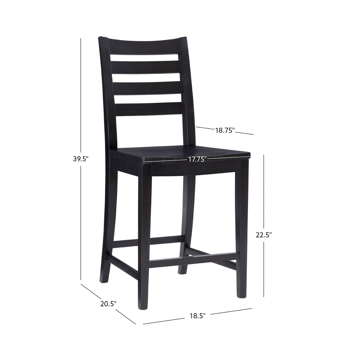 Tabourets de bar Felicia (lot de 2)