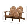 Banc double Adirondack