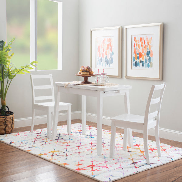 Ensemble de table à manger Ashley 3 pièces à rallonges rabattables