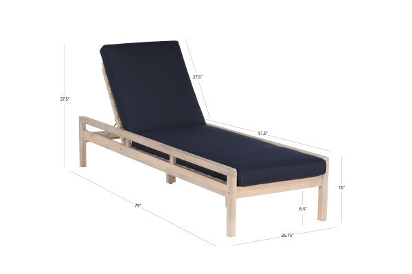 Ensemble de chaises longues Svana simple ou double