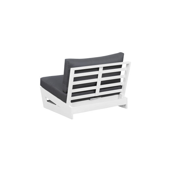 Chaise d'extérieur Bluffton noire, blanche ou grise