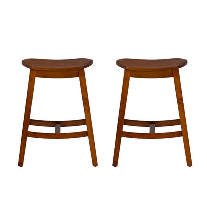Tabourets de bar sans dossier Cappy (lot de 2)