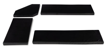 Ensemble de coussins en microfibre beige Chelsea