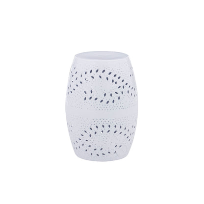 Table d'appoint Salma blanc éclatant