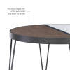 Table basse bicolore Riley