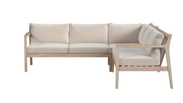 Canapé d'angle d'extérieur Svana