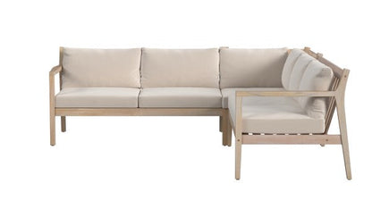 Canapé d'angle d'extérieur Svana