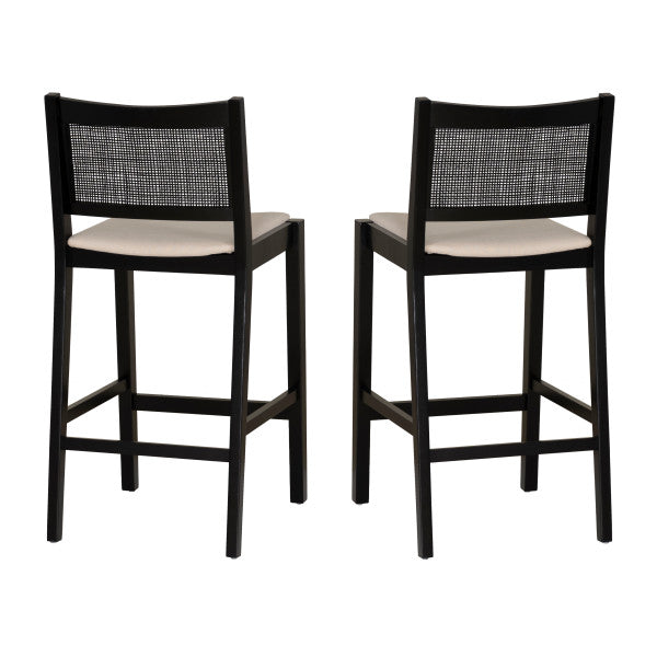 Tabourets Beaux en rotin (lot de 2)