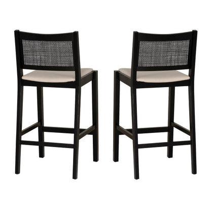 Tabourets Beaux en rotin (lot de 2)