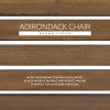 Chaise d'extérieur Adirondack