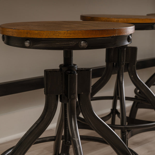 Ensemble de 5 pièces comprenant un canapé, un bar et 4 tabourets Haywood