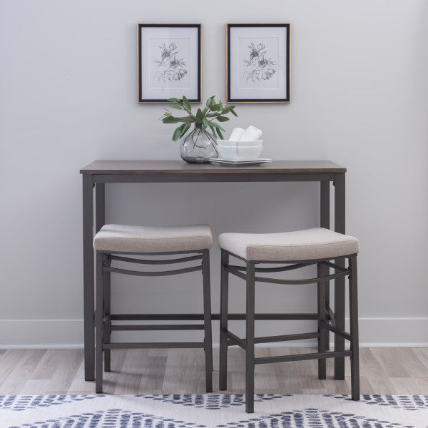 Ensemble Betty 3 pièces en similicuir effet marbre