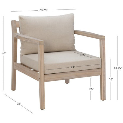 Chaise d'appoint Svana beige ou marine (lot de 2)