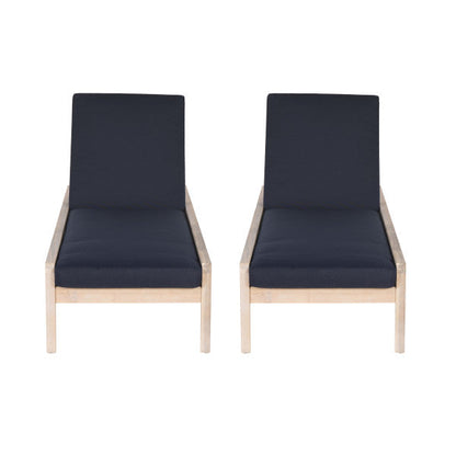 Ensemble de chaises longues Svana simple ou double