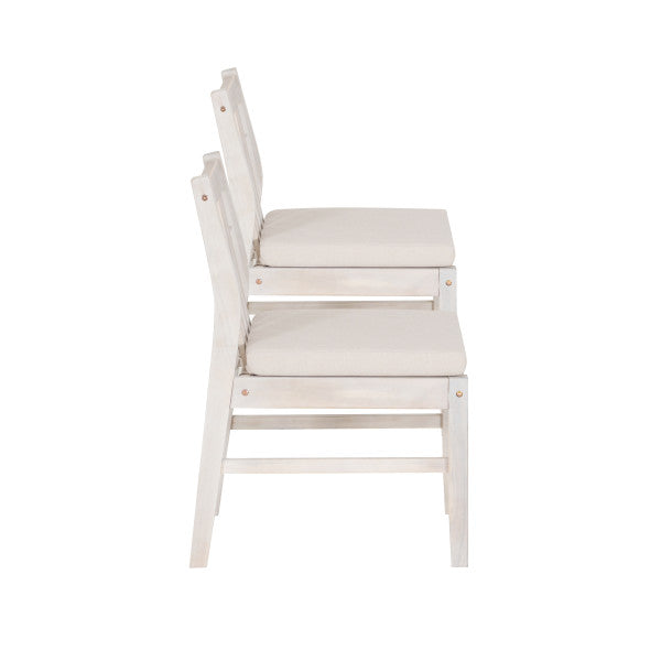 Chaises de salle à manger d'extérieur Svana Natural (lot de 2)