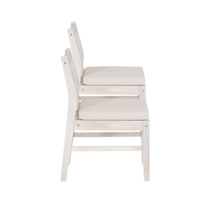 Chaises de salle à manger d'extérieur Svana Natural (lot de 2)