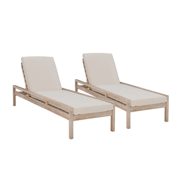 Ensemble de chaises longues Svana simple ou double