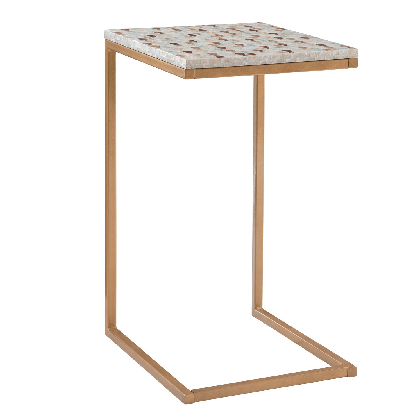 Table d'appoint Mop Fish Design Accent Table