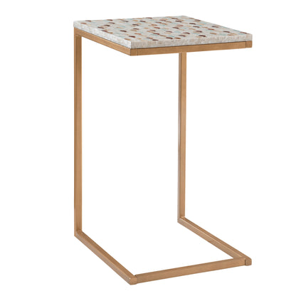 Table d'appoint Mop Fish Design Accent Table