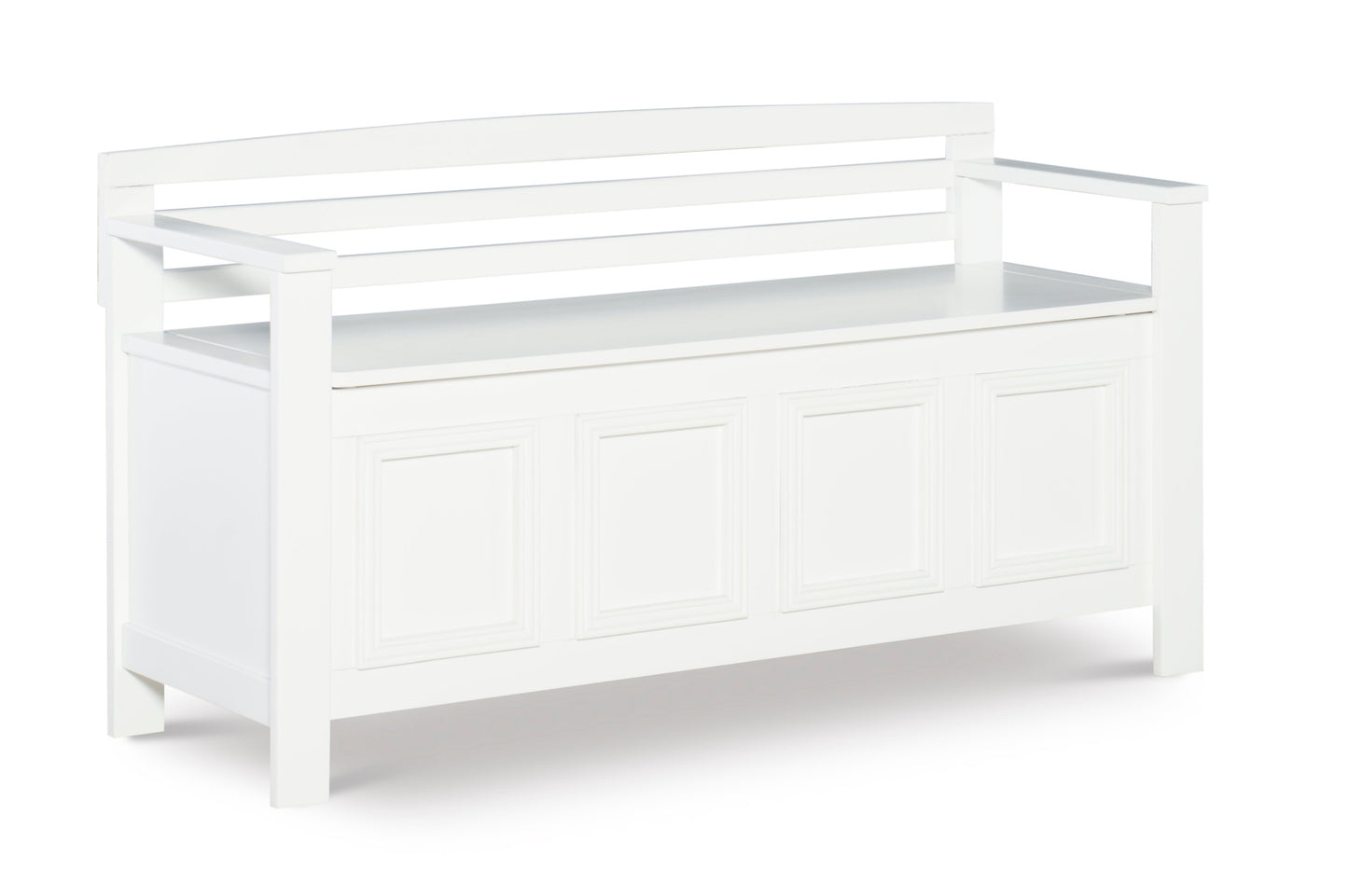 Banc de rangement blanc Laredo