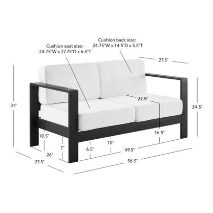 Canapé d'extérieur 2 places Key Largo