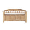 Banc de rangement en acacia