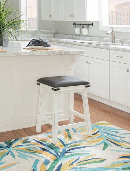 Tabouret blanc Milligan