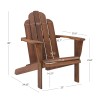 Chaise d'extérieur Adirondack