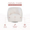 Fauteuil pivotant Skyler White Sherpa