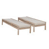 Ensemble de chaises longues Svana simple ou double