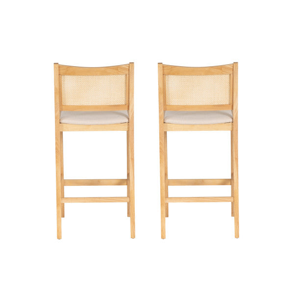Tabourets Beaux en rotin (lot de 2)