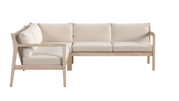 Canapé d'angle d'extérieur Svana